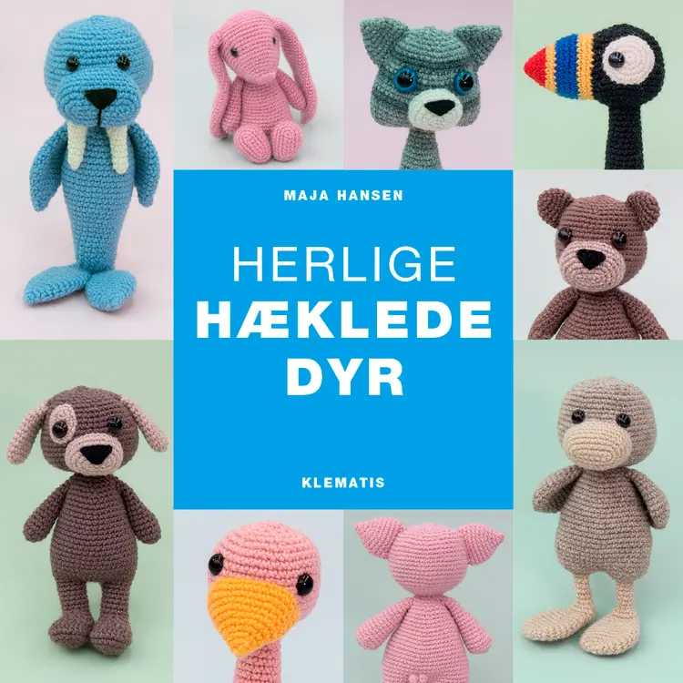 Herlige hæklede dyr af Maja Hansen