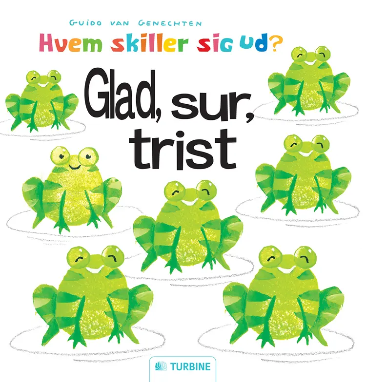 Glad, sur, trist af Guido van Genechten