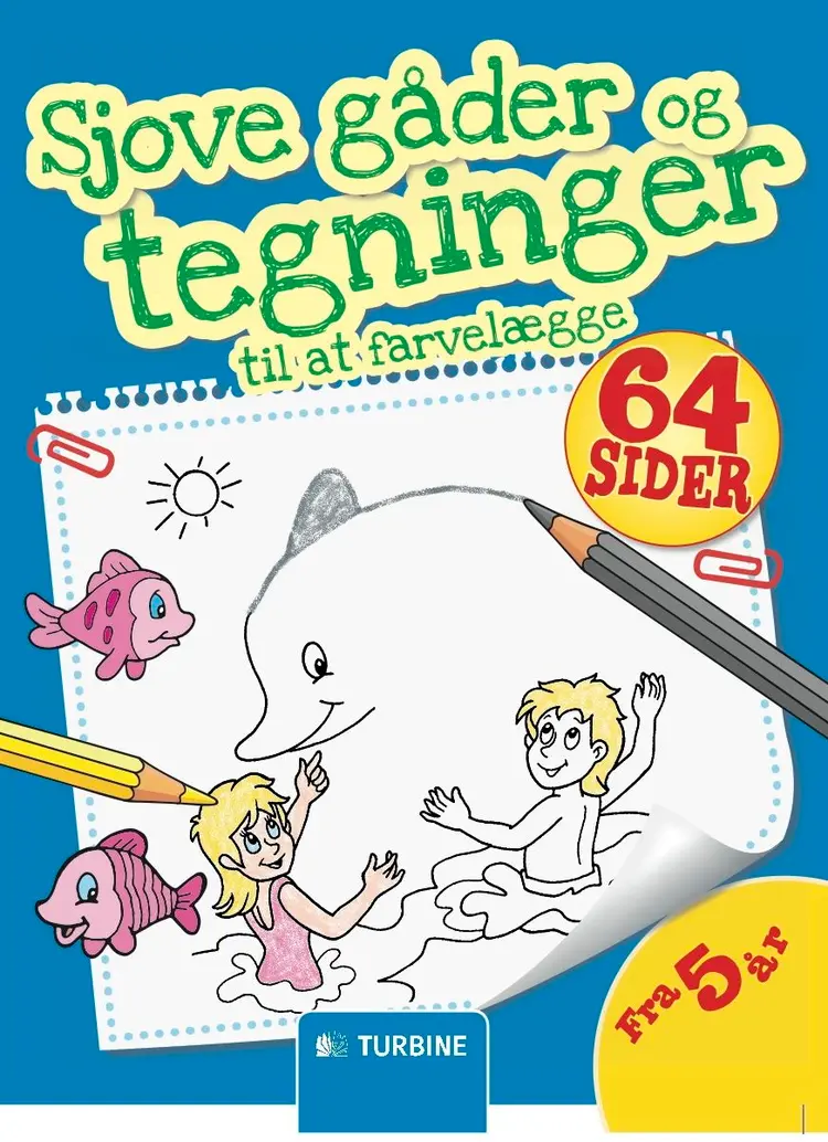 Sjove gåder og tegninger til at farvelægge