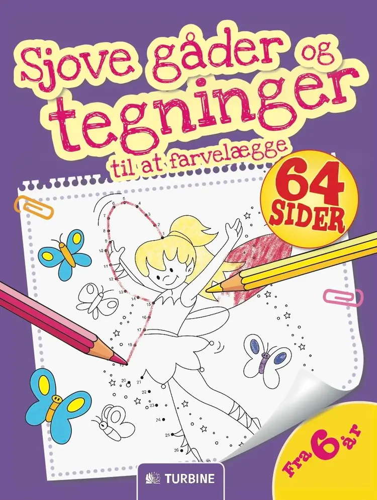 Sjove gåder og tegninger til at farvelægge