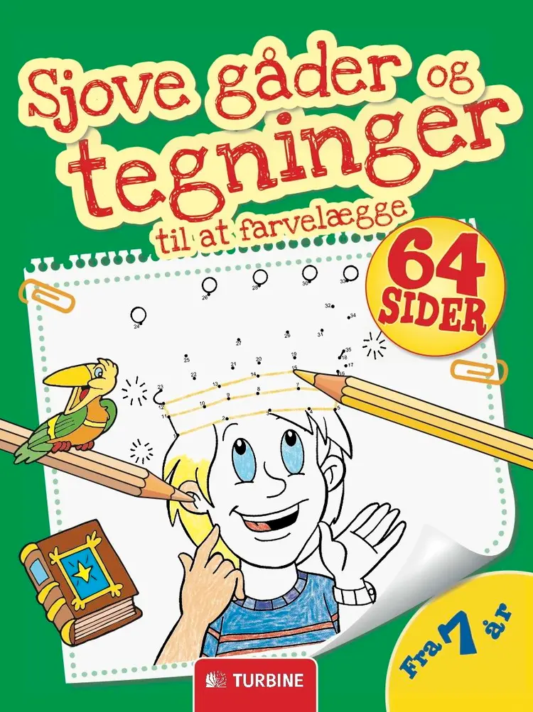 Sjove gåder og tegninger til at farvelægge