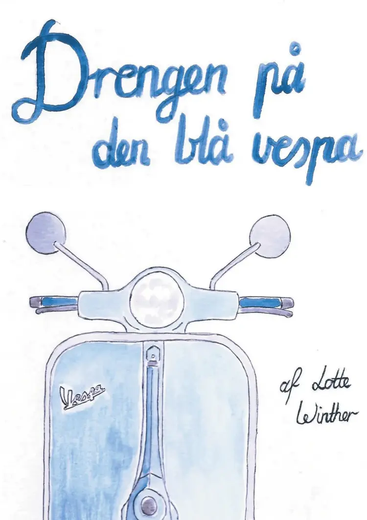 Drengen på den blå vespa af Lotte Winther