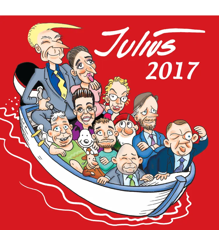 Julius Tegninger 2017 af Jens Julius Hansen