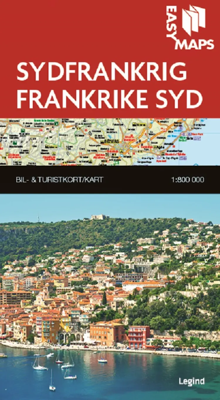 Easy Maps, Sydfrankrig/Frankrike Syd af Legind A/S