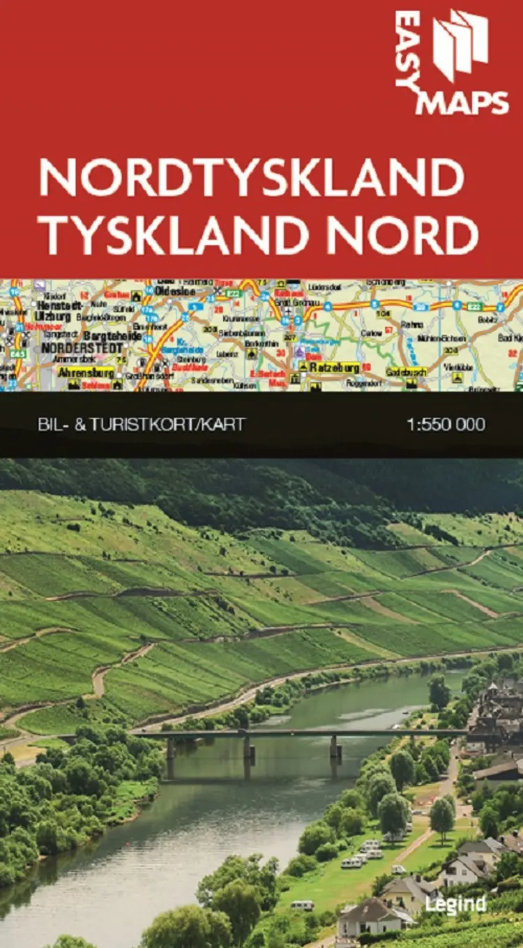 Easy Maps, Nordtyskland/Tyskland Nord af Legind A/S