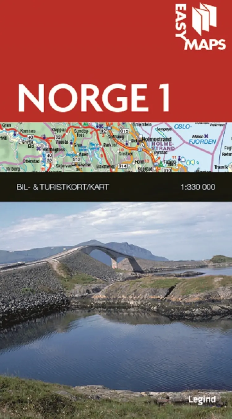 Easy Maps, Norge 1 af Legind A/S