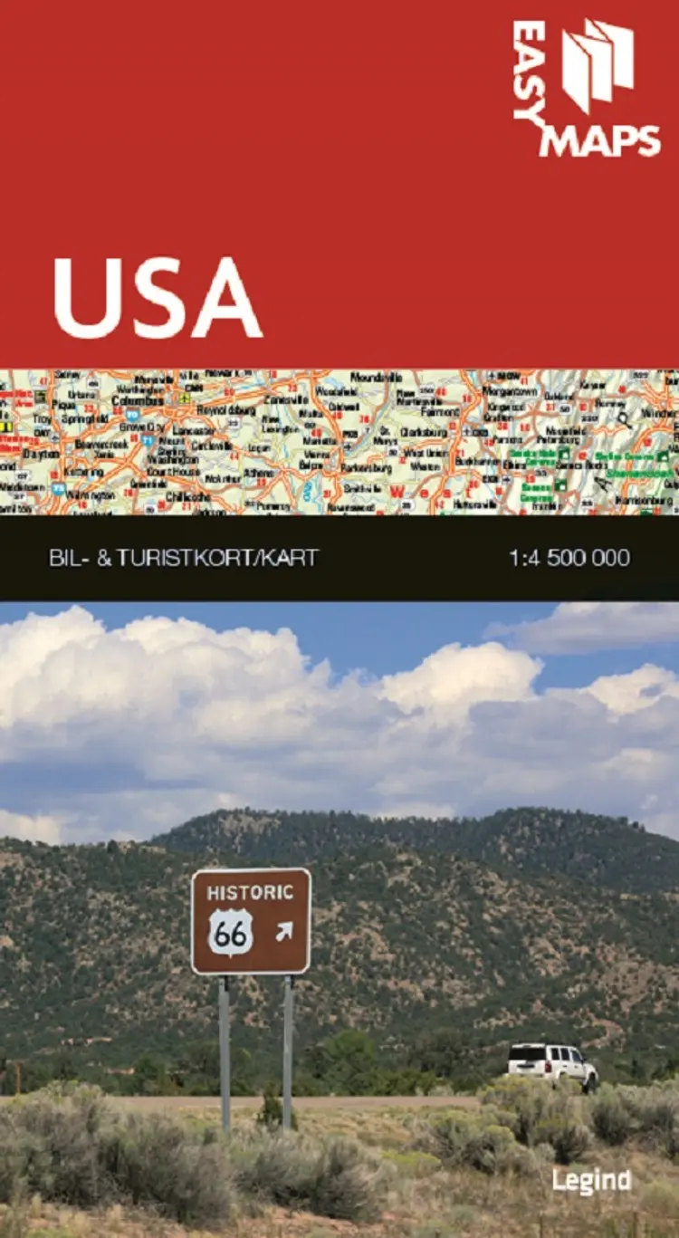 Easy Maps, USA af Legind A/S