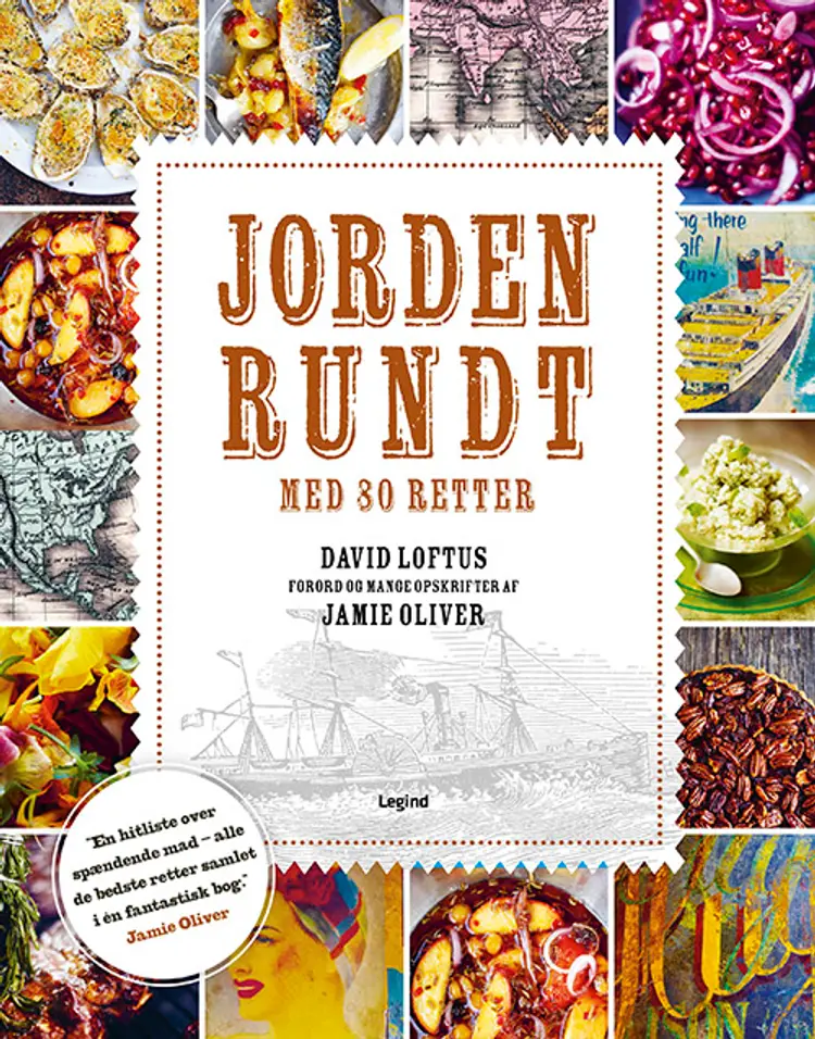 Jorden rundt med 80 retter af David Loftus