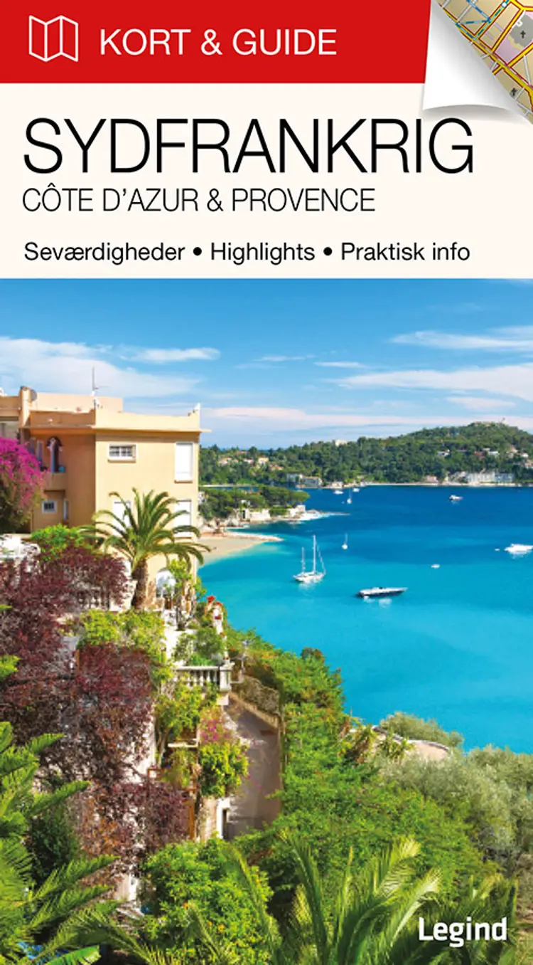 Kort & Guide - Sydfrankrig: Côte d'Azur & Provence af Eva Tangø-Brandt