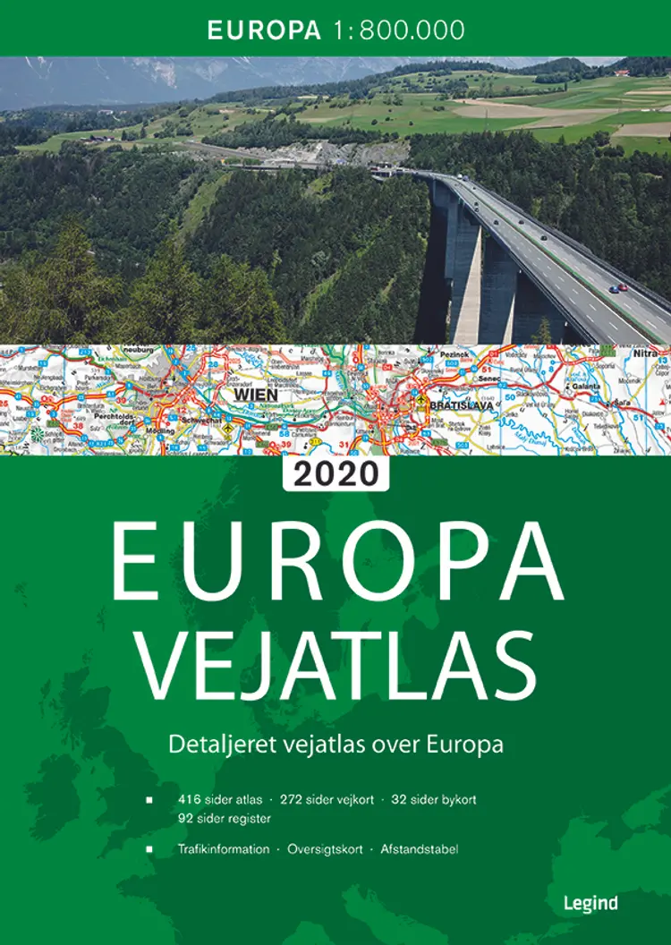 Europa Vejatlas 2020