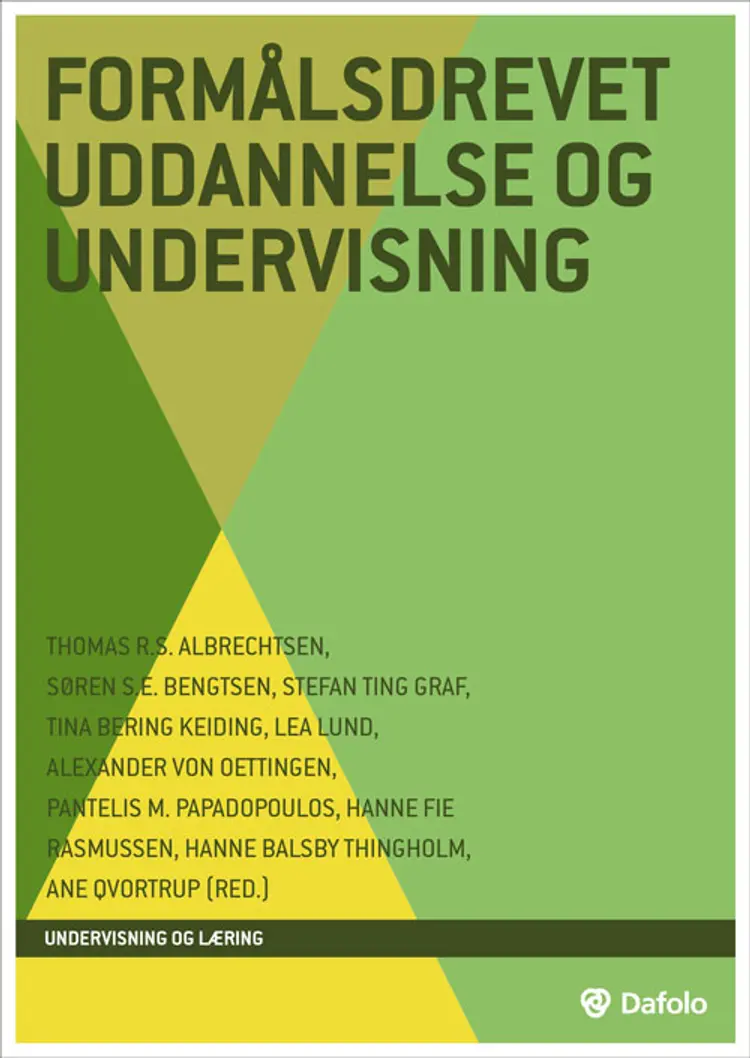 Formålsdrevet uddannelse og undervisning af Alexander von Oettingen