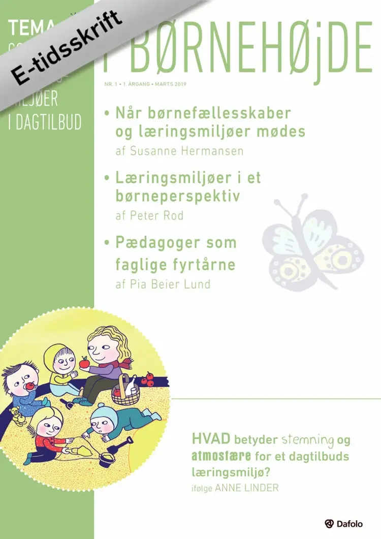 I børnehøjde Nr. 1. 1. Årgang - Marts 2019 af Peter Rod