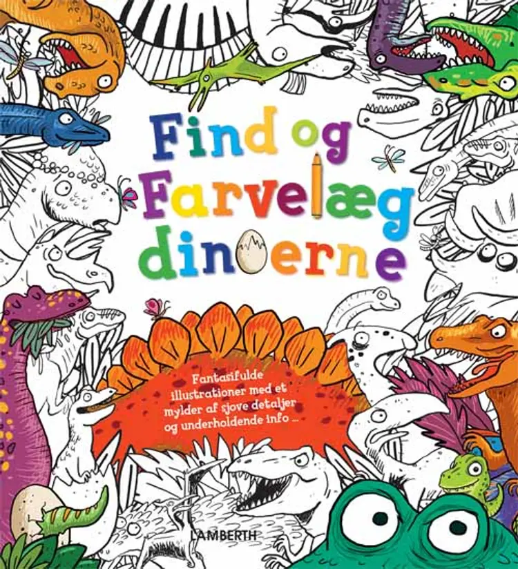 Find og farvelæg dinoerne af Alexandra Koken