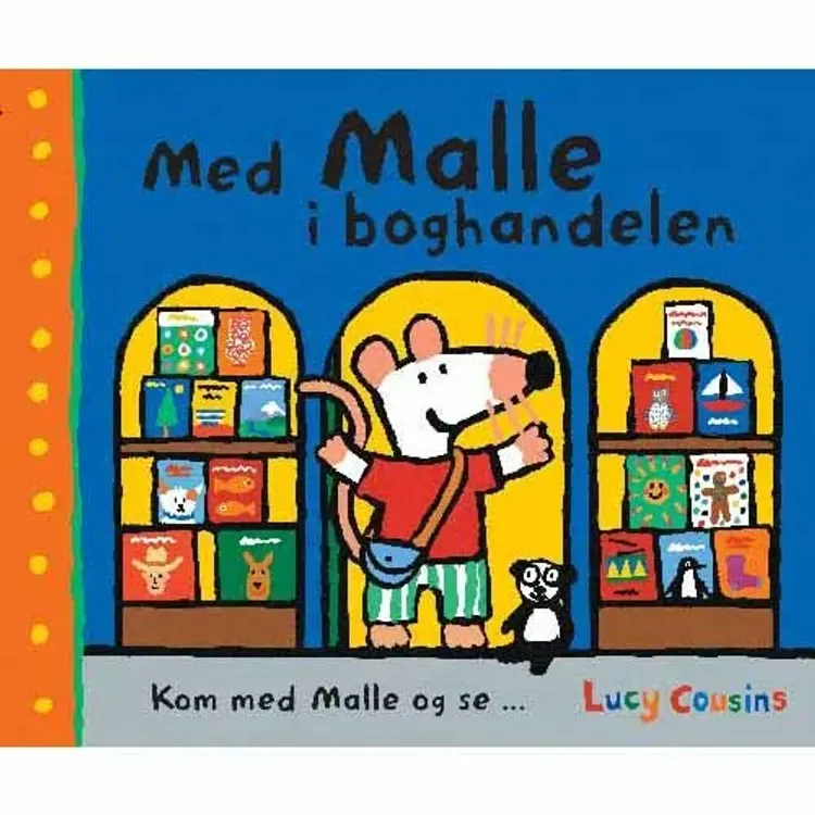 Med Malle i boghandelen af Lucy Cousins