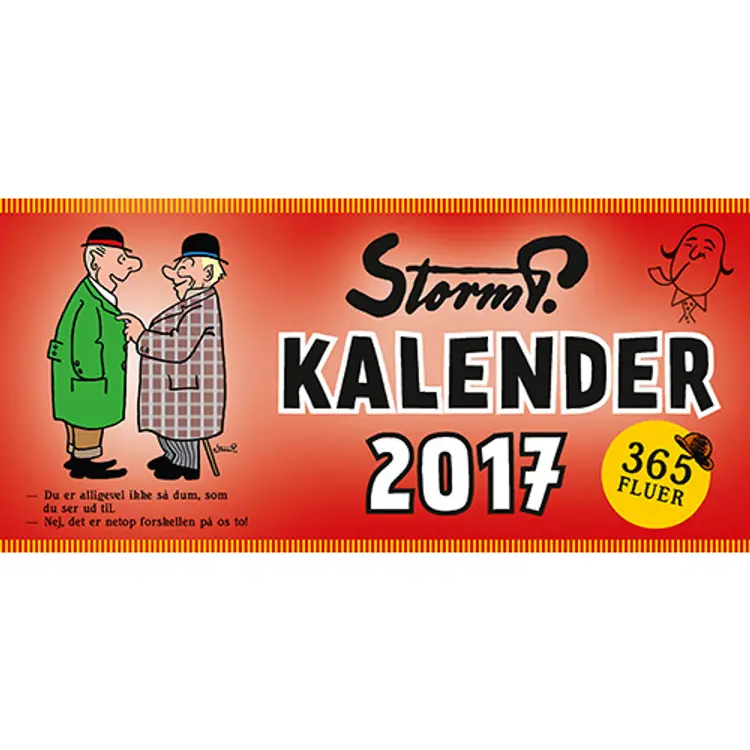 Storm P. kalender 2017 - 366 fluer af Storm P.