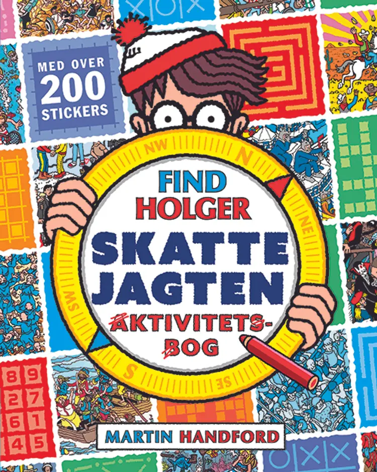 Find Holger - Skattejagten - aktivitetsbog med over 200 stickers af Martin Handford