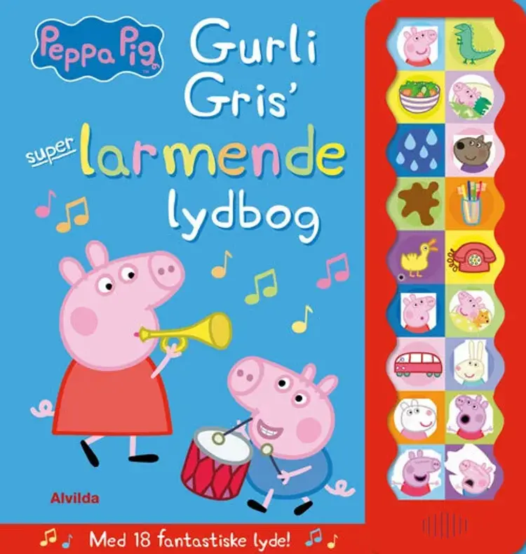 Gurli Gris' super-larmende lydbog (med 18 fantastiske lyde)