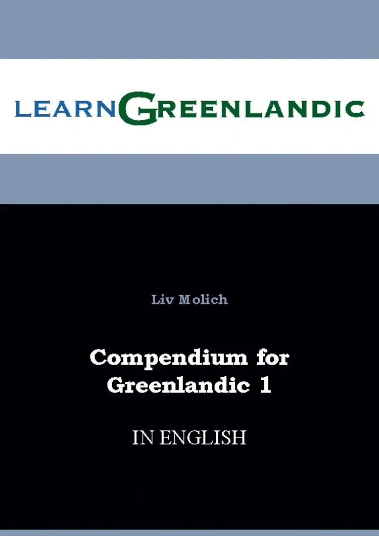 Compendium for Greenlandic 1 af Liv Molich