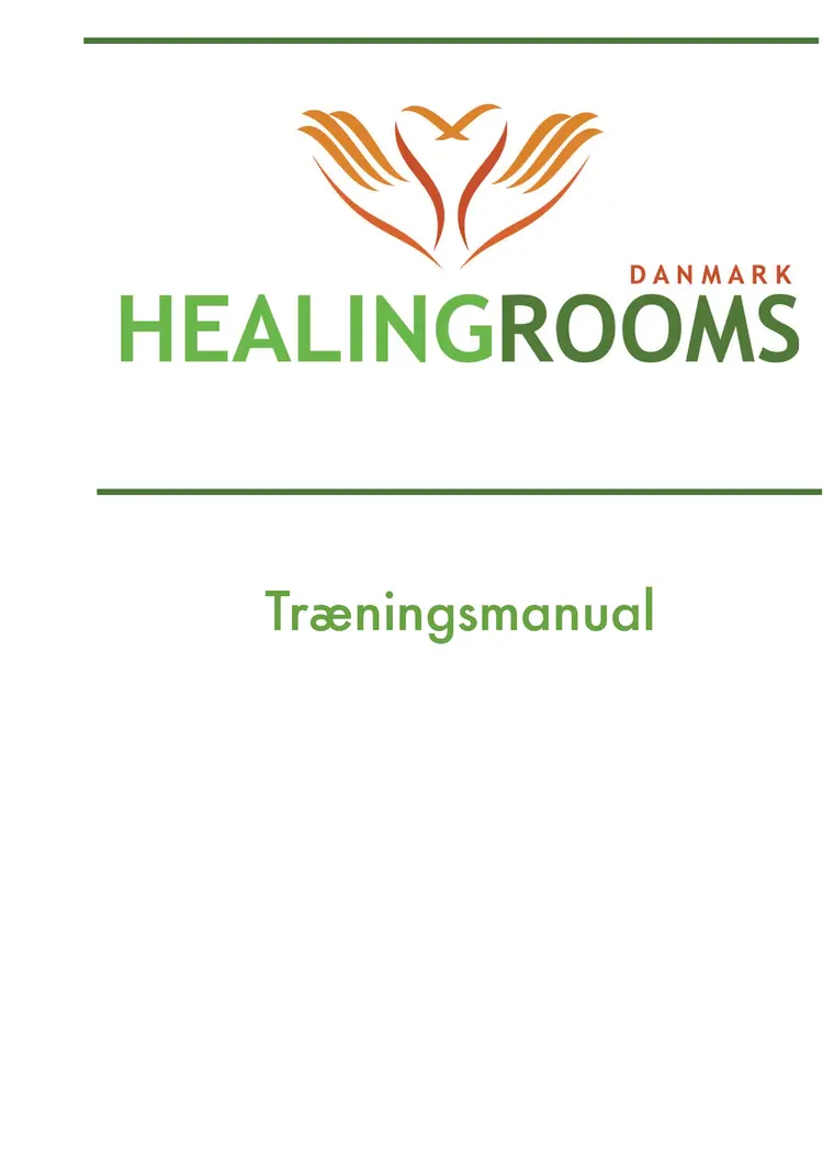 Healing Rooms Træningsmanual af Carrie L. Lautrup