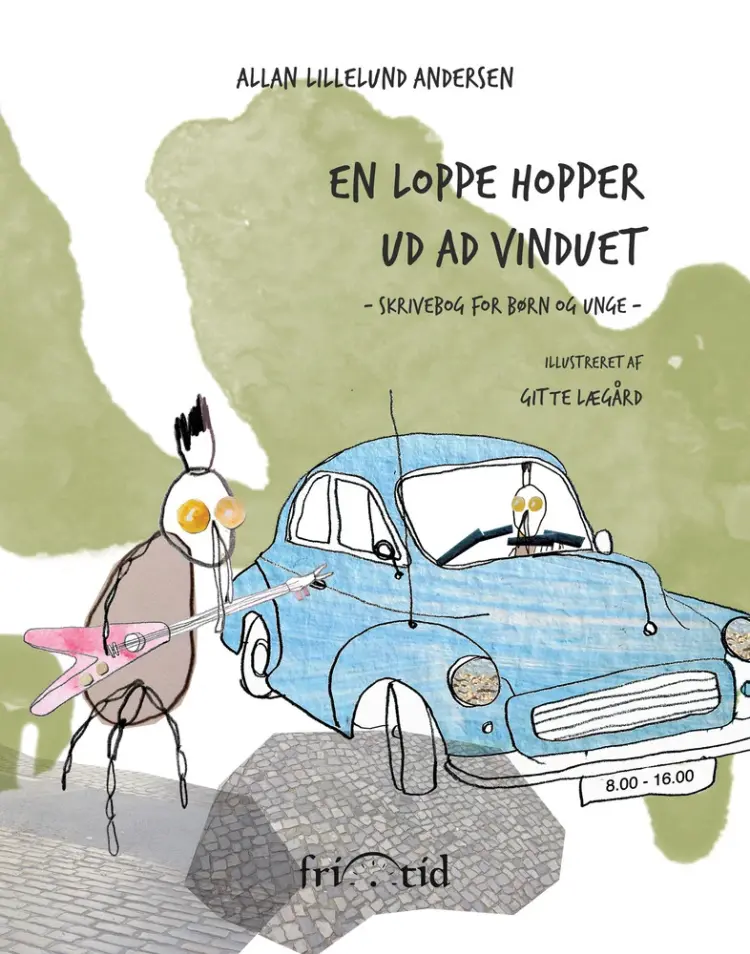 En loppe hopper ud ad vinduet af Allan Lillelund Andersen