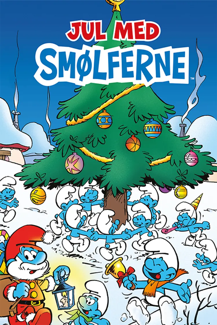 Jul med Smølferne af Peyo