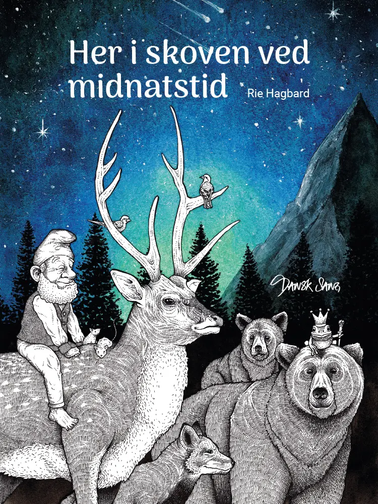 Her i skoven ved midnatstid af Rie Hagbard
