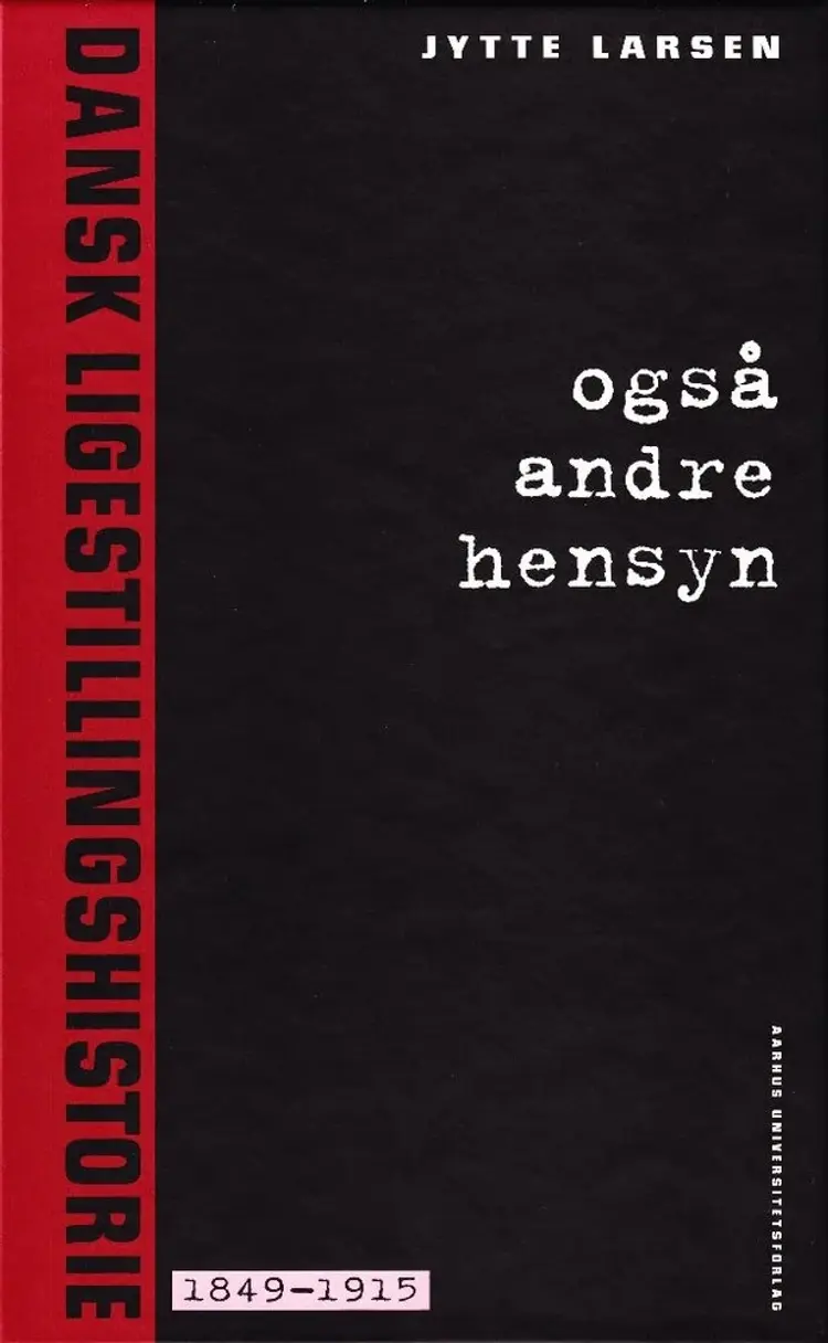 Også andre hensyn 1 af Jytte Larsen