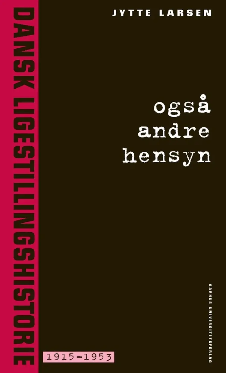 Også andre hensyn 2 af Jytte Larsen