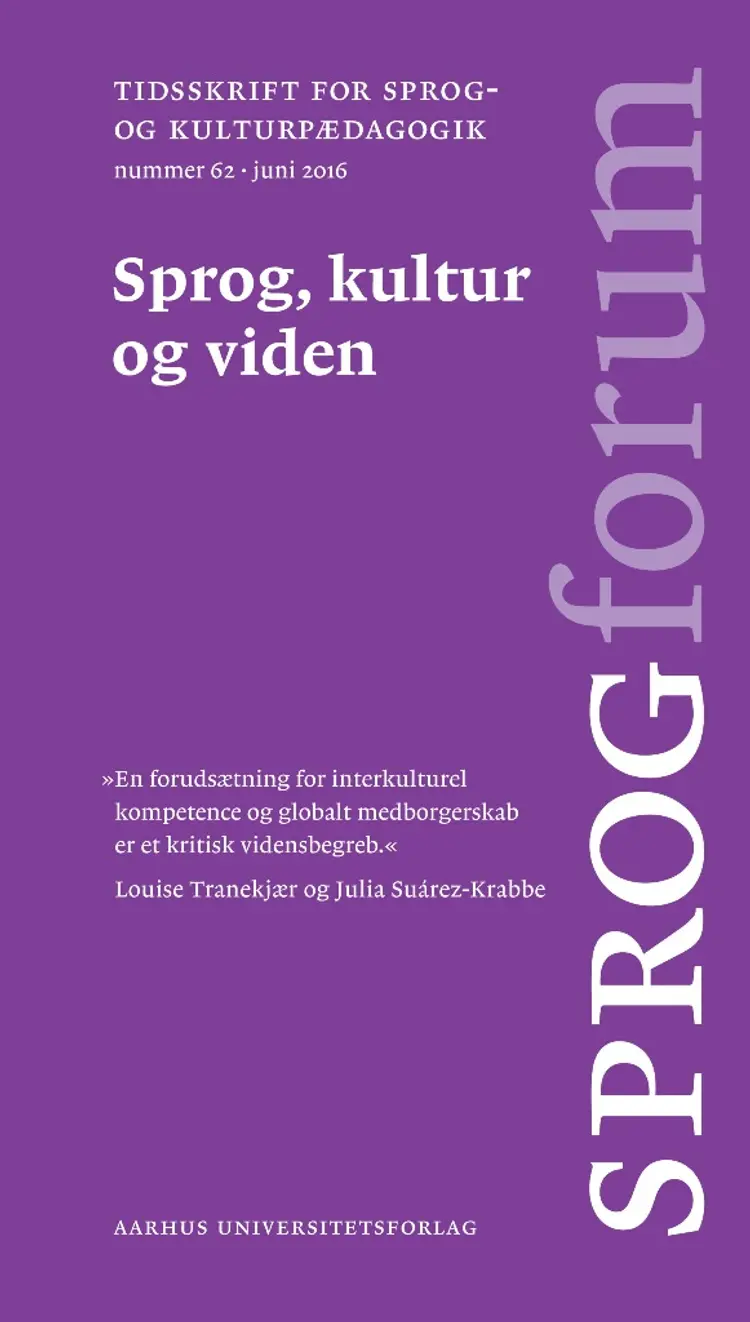 Sprog, kultur og viden af n a