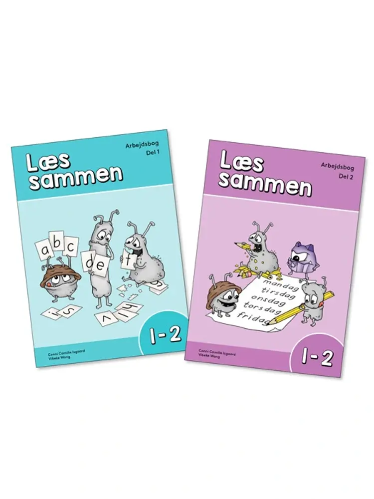 Læs sammen 1-2 - Arbejdsbog del 1 og Arbejdsbog del 2 af Conni Camille Isgaard
