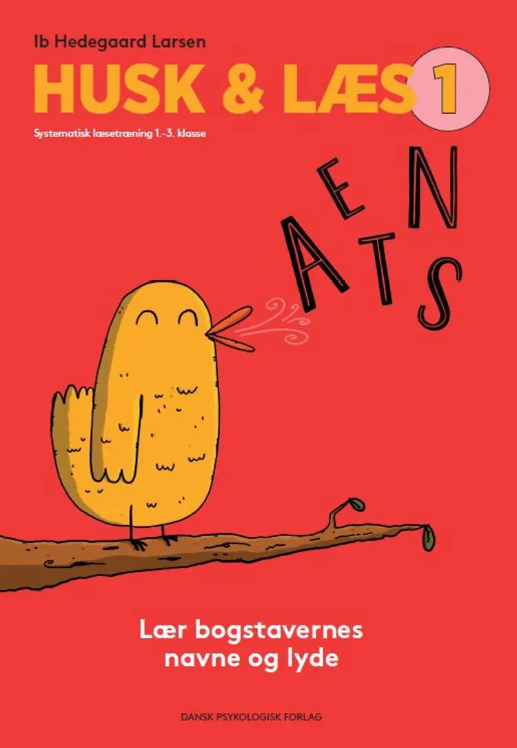 HUSK & LÆS 1 - Lær bogstavernes navne og lyde * PAKKET A 5 STK. * af Ib Hedegaard Larsen