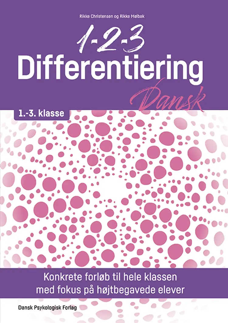 1-2-3 Differentiering - Dansk 1.-3. klasse af Rikke Christensen