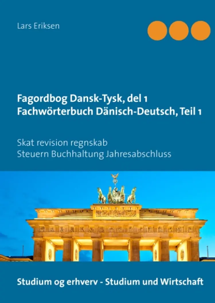 Fagordbog dansk-tysk af Lars Eriksen