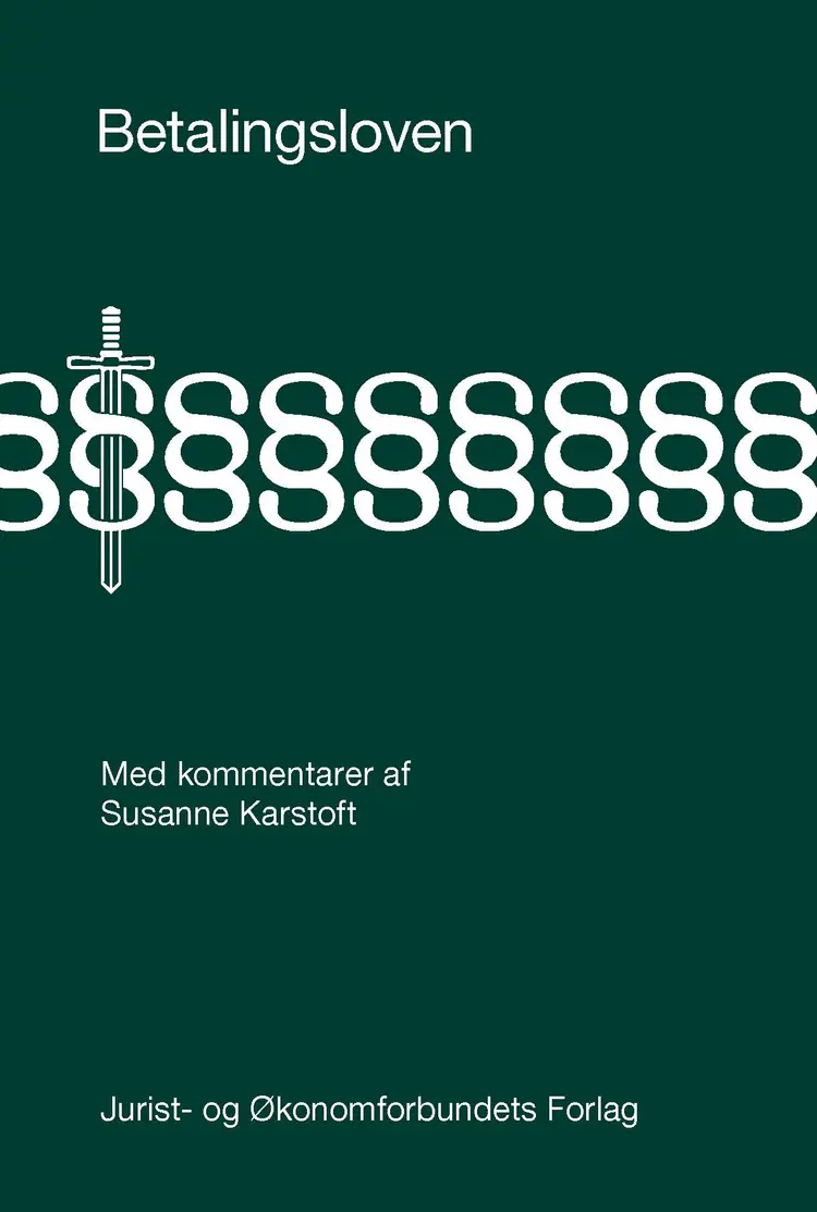 Betalingsloven med kommentarer af Susanne Karstoft