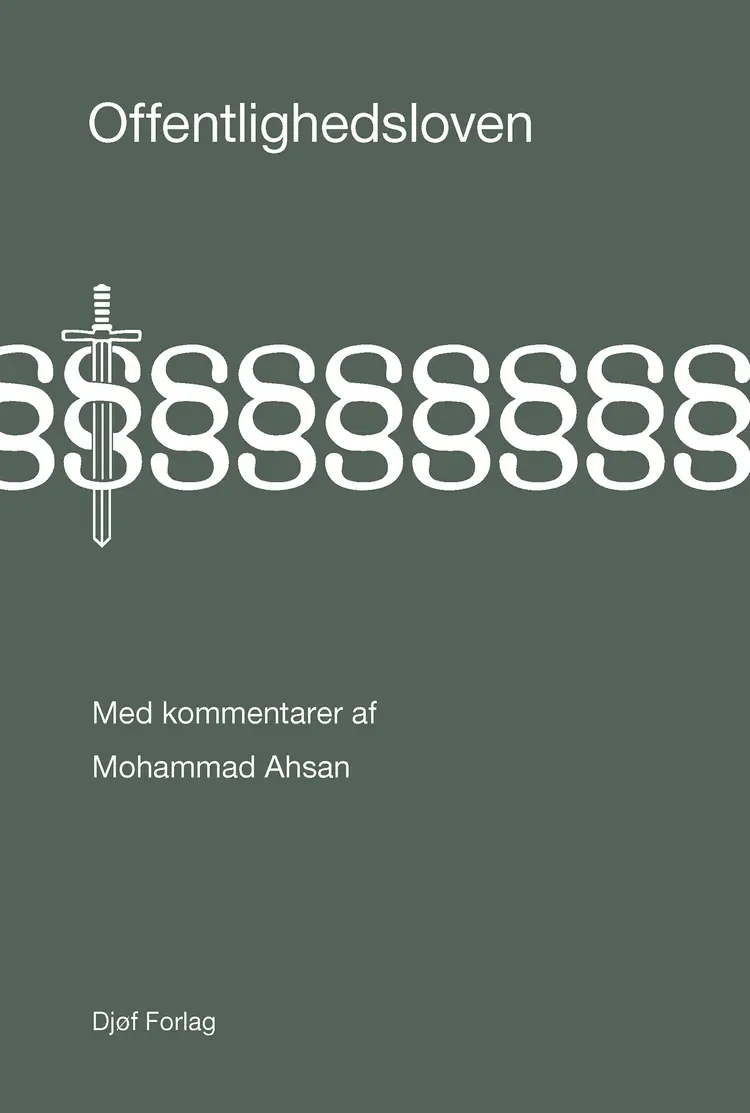 Offentlighedsloven med kommentarer af Mohammed Ahsan