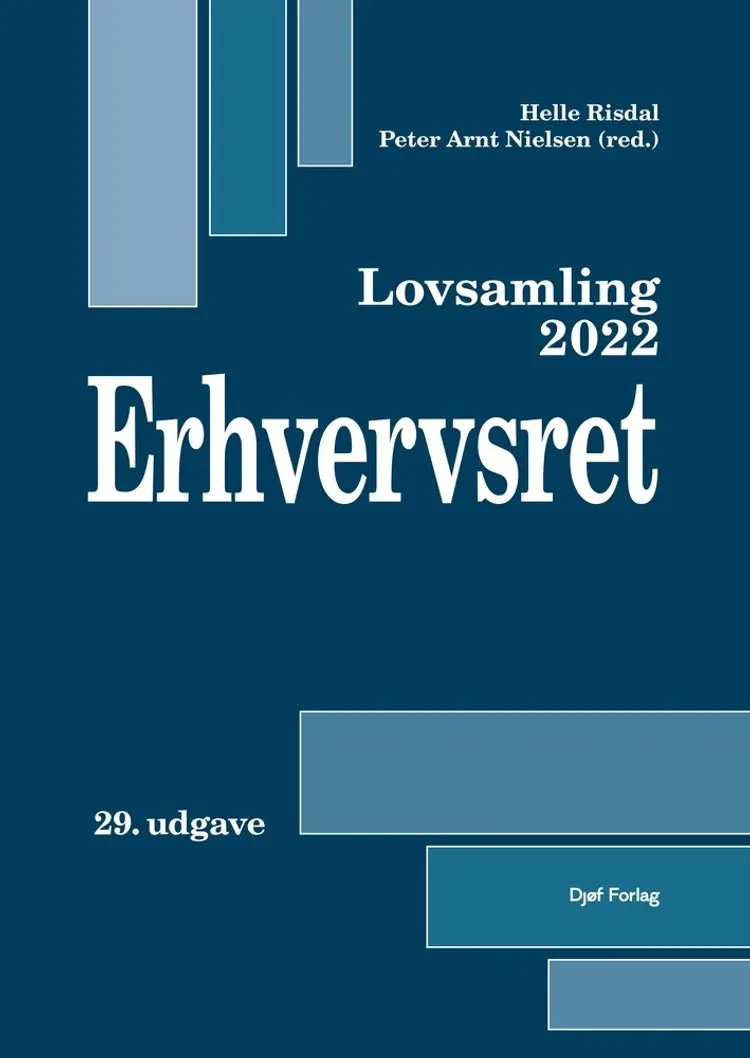 Lovsamling Erhvervsret 2022 af Peter Arnt Nielsen