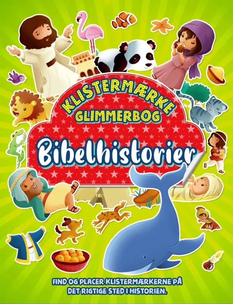 KLISTERMÆRKE GLIMMERBOG - BIBELHISTORIER af Jacob Vium Olesen