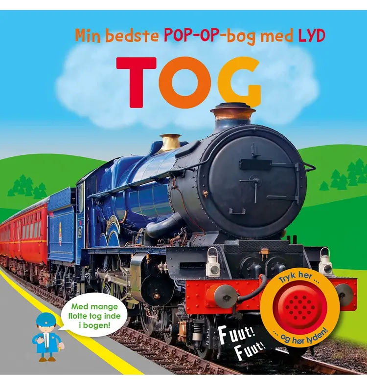 Min bedste pop-op-bog-bog med lyd: Tog