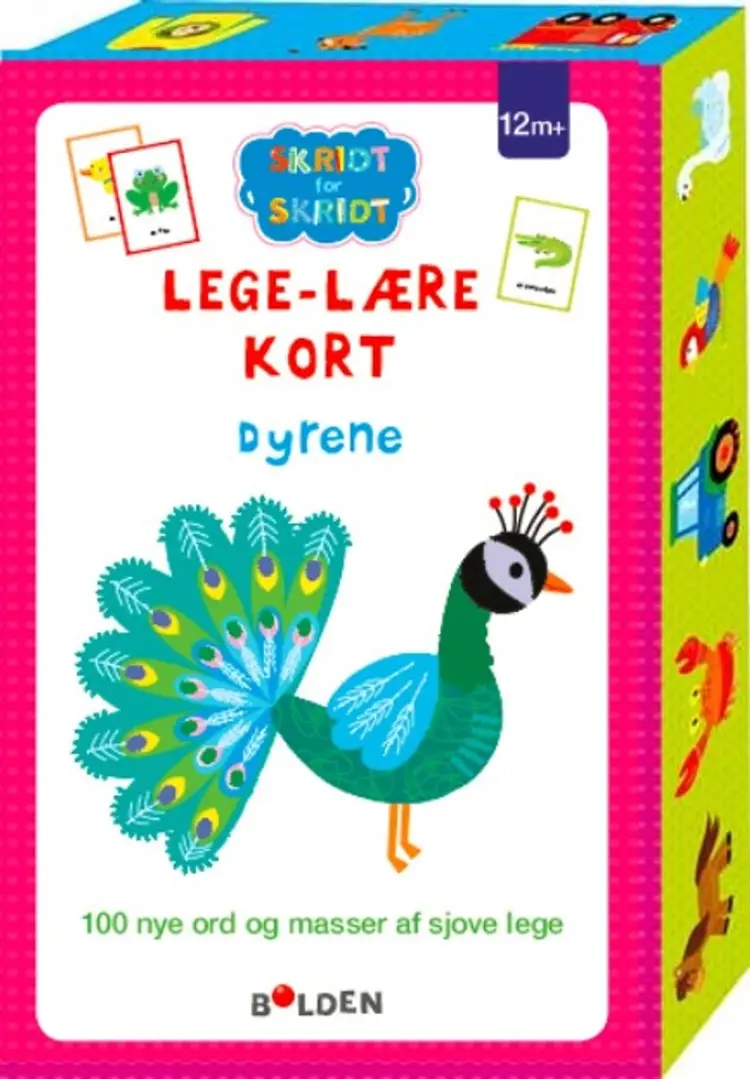 Lege-lære-kort: Dyrene