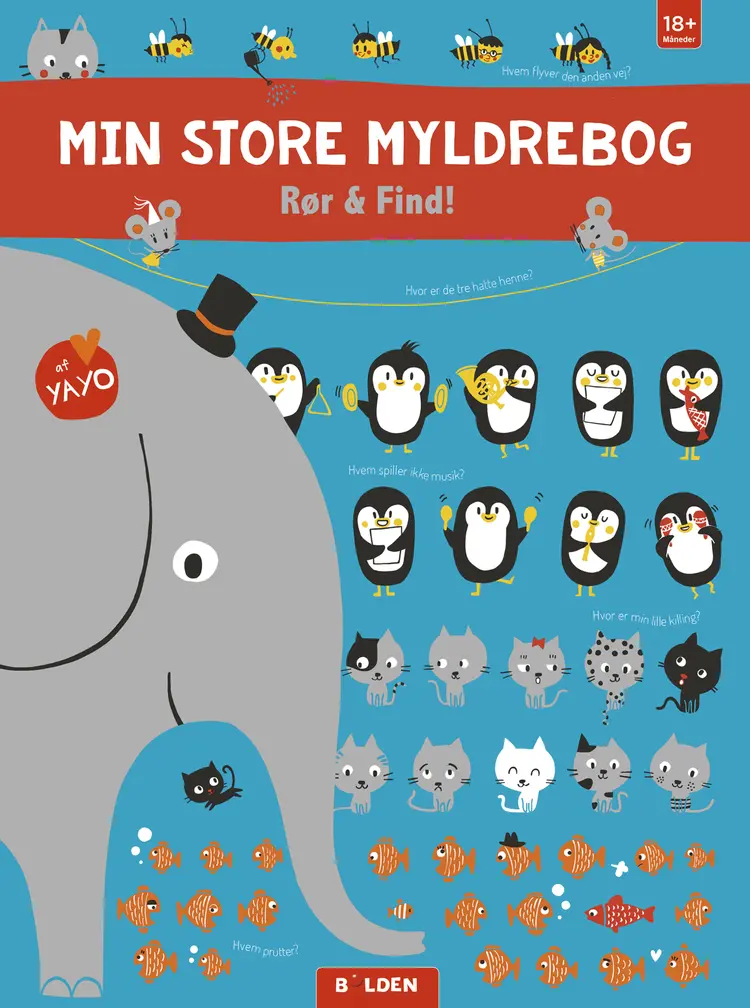 Min store myldrebog - Rør & find! af Yayo