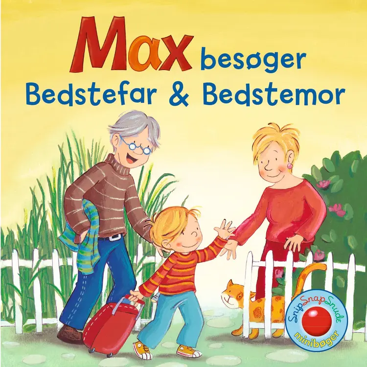 Snip Snap Snude: Max besøger Bedstefar og Bedstemor - KOLLI á 12 stk. - pris pr. stk. ca. kr. 14,95