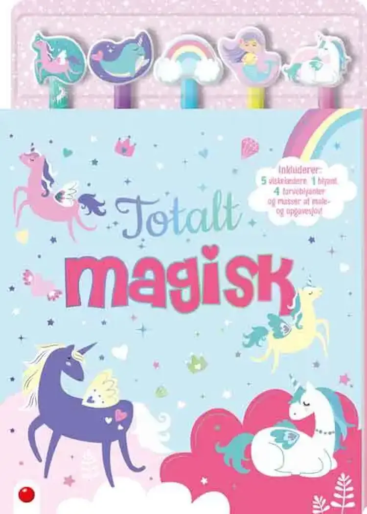 Aktivitetsbog med blyanter: Totalt magisk
