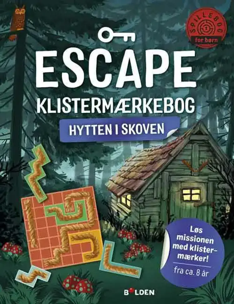 Escape Klistermærkebog: Hytten i skoven af Philipp Kiefer