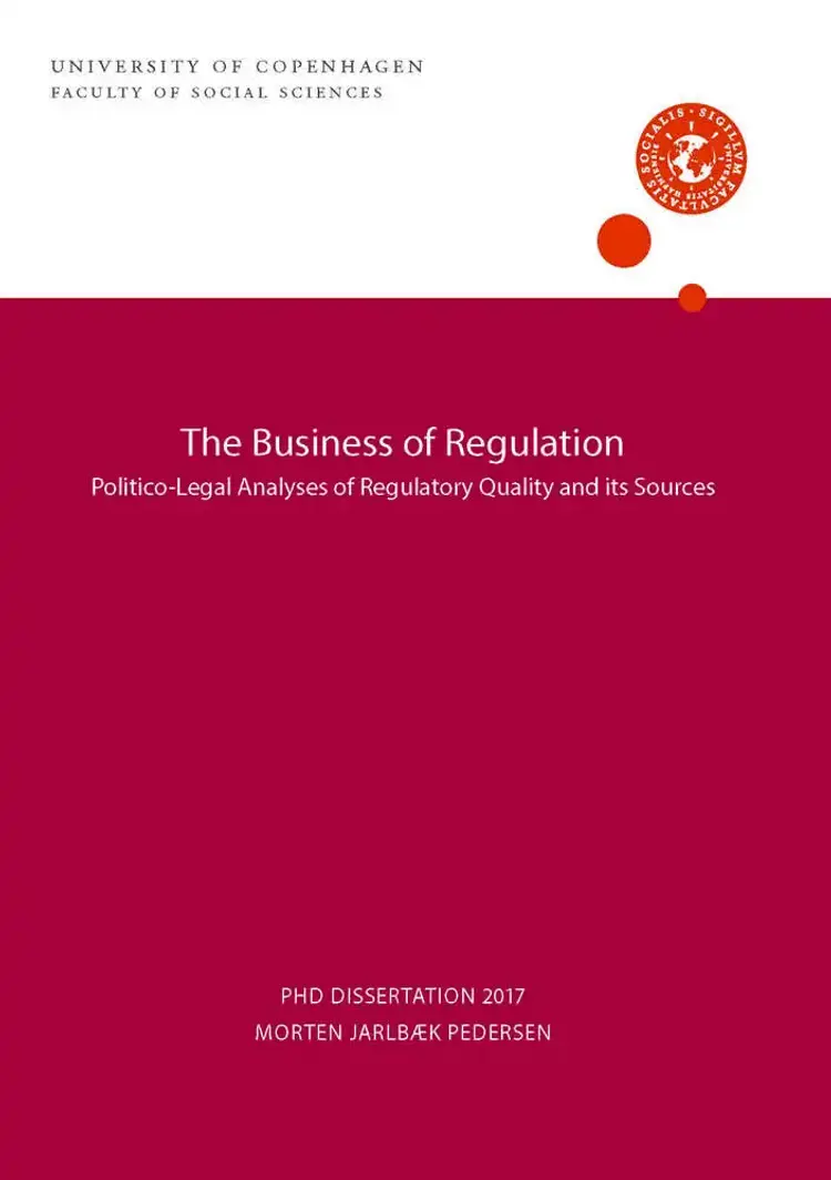 The Business of Regulation af Morten Jarlbæk Pedersen