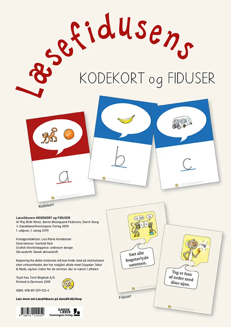 Læsefidusens kodekort og fiduser af Maj-Britt Westi