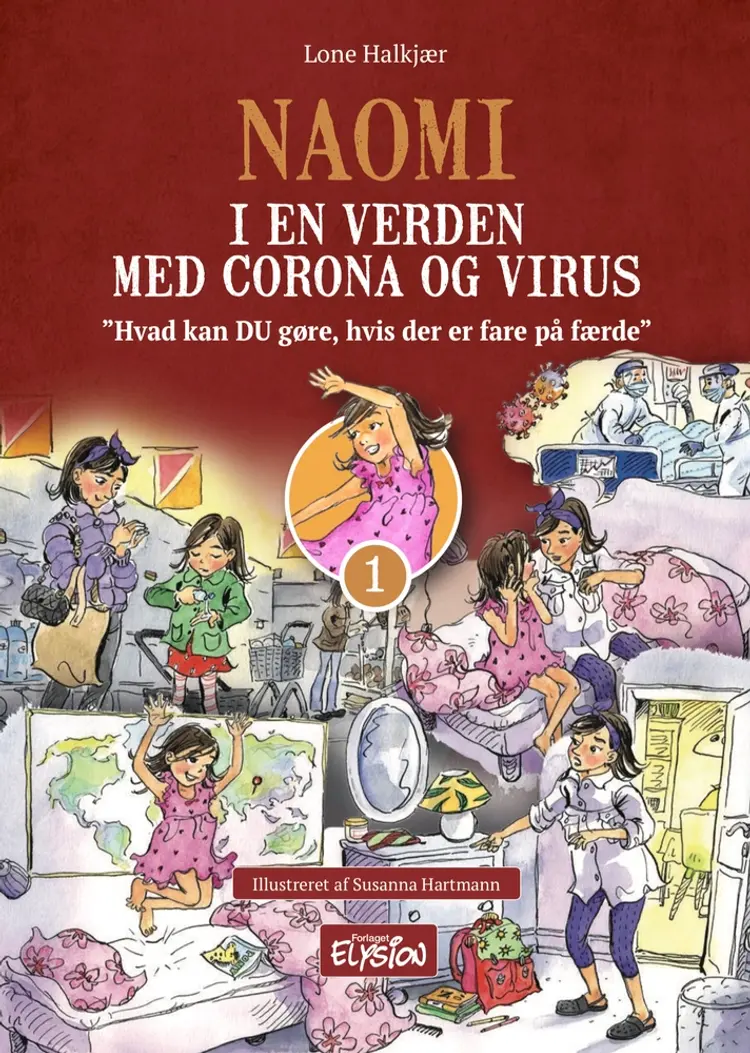 Naomi i en verden med corona og virus af Lone Halkjær