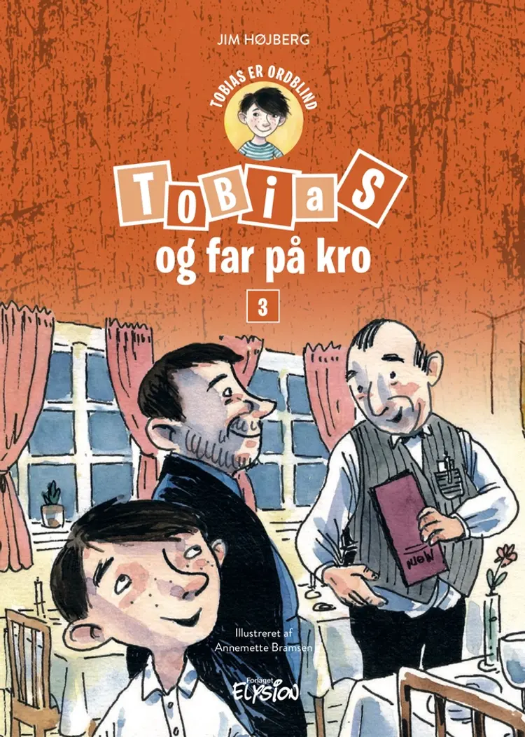 Tobias og far på kro af Jim Højberg
