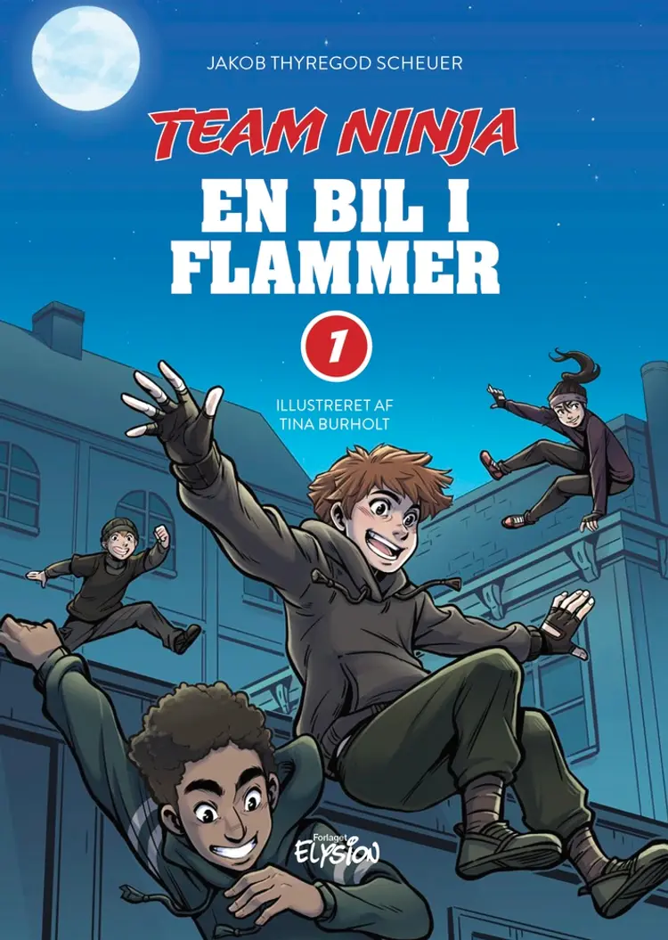 En bil i flammer af Jakob Thyregod Scheuer