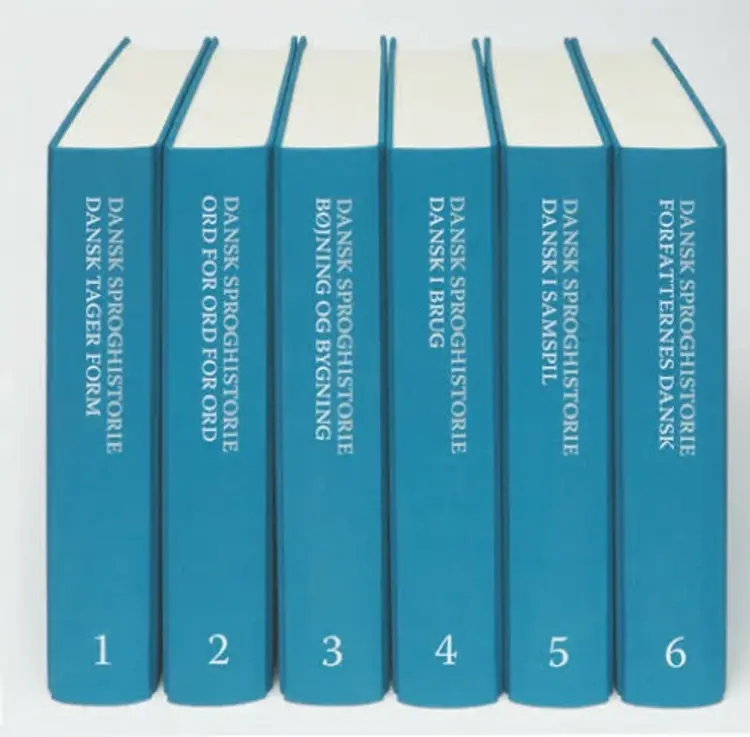 Dansk Sproghistorie 1-6 af Bent Jørgensen