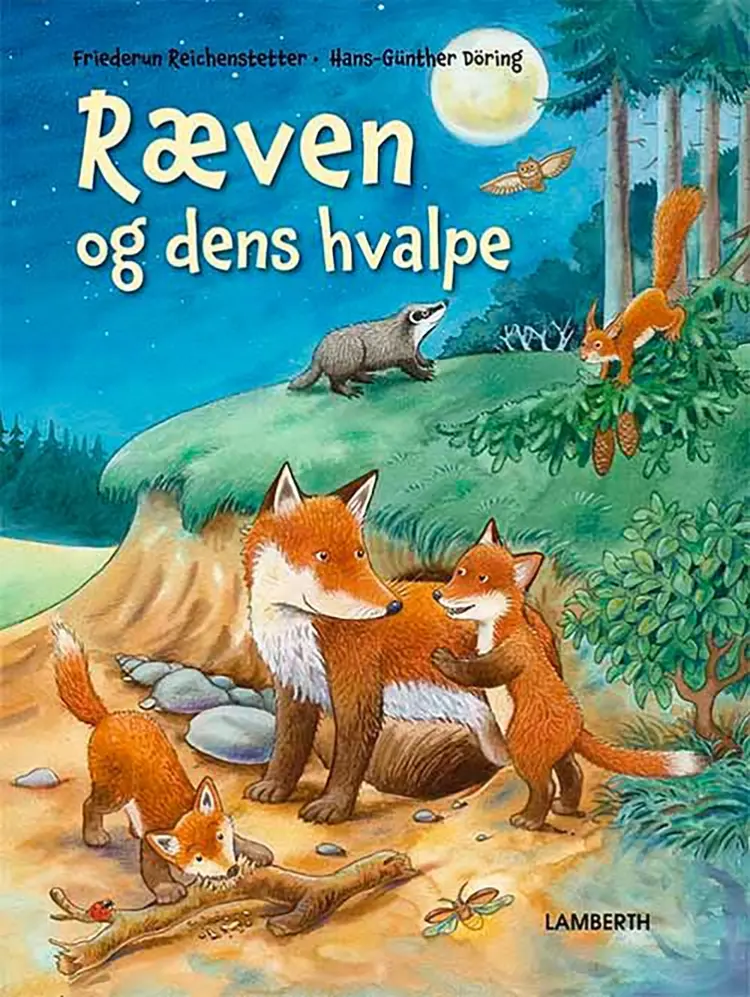 Ræven og dens hvalpe af Friederun Reichenstetter